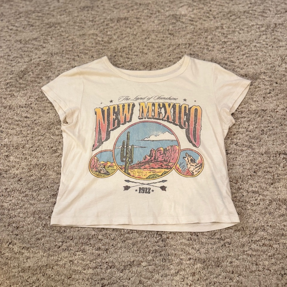 Hollister Cream Cotton Tee